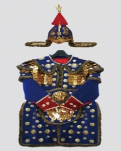 털장군복(파랑(쇠비늘~비닐비늘)반철장군복-S